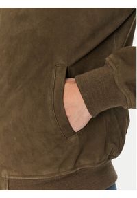 SCHOTT N.Y.C. Kurtka skórzana LC300 Khaki Regular Fit. Kolor: brązowy. Materiał: skóra #5