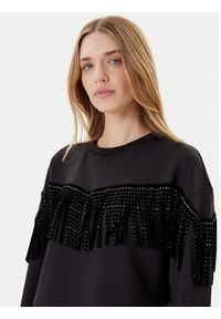 DKNY Bluza P5GH7XQE Czarny Relaxed Fit. Kolor: czarny. Materiał: syntetyk #3