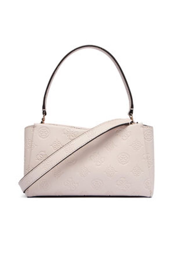 Guess Torebka Tisha HWPD77 64120 Beżowy. Kolor: beżowy. Materiał: skórzane