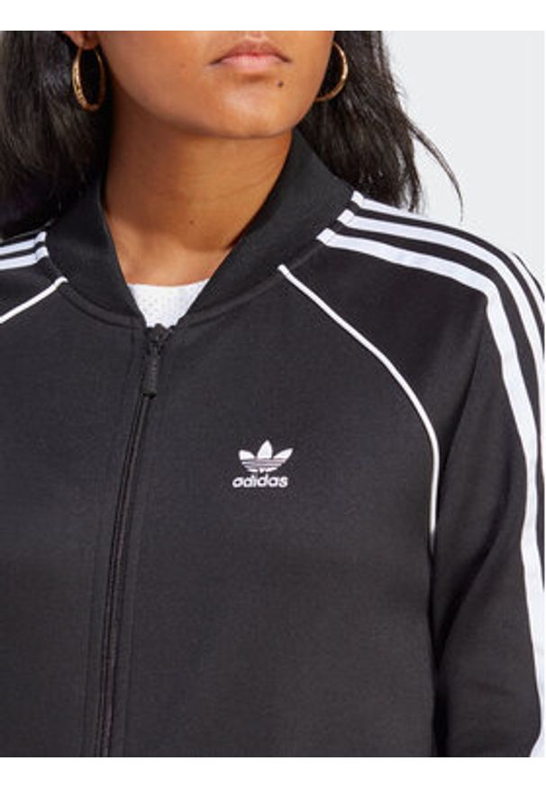 Adidas - adidas Bluza Adicolor Classics SST Track Top IB5912 Czarny Regular Fit. Kolor: czarny. Materiał: bawełna
