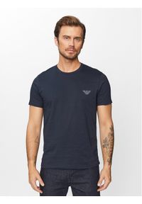 Emporio Armani Underwear T-Shirt 110853 3F755 00135 Granatowy Regular Fit. Kolor: niebieski. Materiał: bawełna