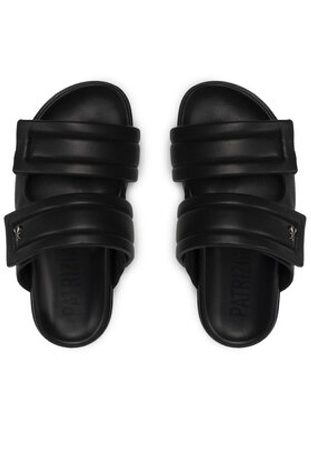 Patrizia Pepe Klapki 8X0001/L026-K103 Czarny. Kolor: czarny. Materiał: skóra