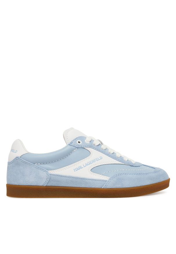 Karl Lagerfeld - KARL LAGERFELD Sneakersy KL63855 Niebieski. Kolor: niebieski. Materiał: skóra, zamsz