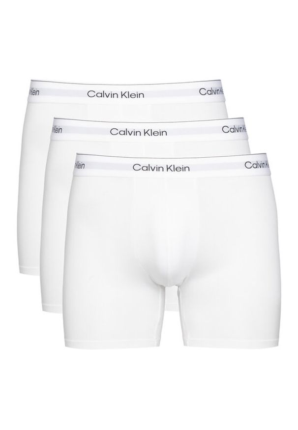 Calvin Klein Underwear Komplet bokserek LV00NB4394 Biały. Kolor: biały. Materiał: bawełna