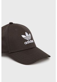 adidas Originals czapka bawełniana HD9699.M kolor szary z aplikacją. Kolor: szary. Materiał: bawełna. Wzór: aplikacja #4