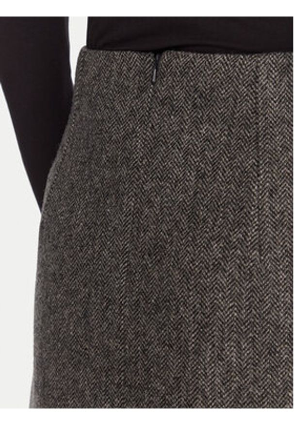 Weekend Max Mara Spódnica trapezowa Marche 2525106022 Szary Regular Fit. Kolor: szary. Materiał: wełna