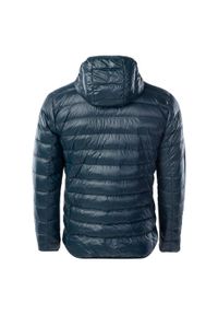 Iguana - Męska Kurtka Ocieplana Marcho. Kolor: niebieski. Materiał: puch. Sport: turystyka piesza