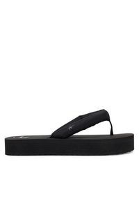 Calvin Klein Jeans Japonki Beach Sandal Flatform Ttxr Satin YW0YW01723 Czarny. Kolor: czarny. Materiał: materiał #5