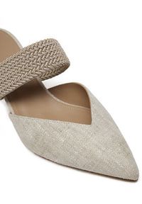 MALONE SOULIERS Klapki Maisie 45-154 Beżowy. Kolor: beżowy. Materiał: materiał #5