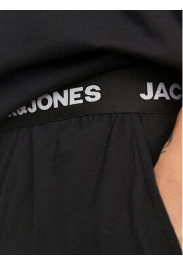 Jack & Jones Piżama Everest 12273633 Czarny Standard Fit. Kolor: czarny. Materiał: bawełna