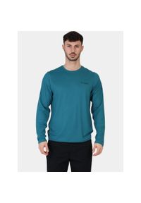 columbia - Koszulka sportowa męska Columbia Summit Valley LS Crew. Kolor: zielony. Długość rękawa: długi rękaw. Długość: długie. Styl: sportowy #1