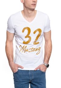 Mustang - MĘSKI T-SHIRT MUSTANG AARON V BASIC 1009904 2045 #3