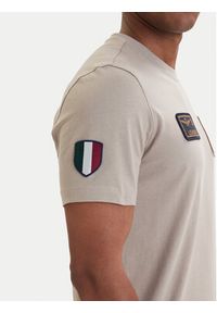 Aeronautica Militare T-Shirt 261TS2544UJ00592 Beżowy Regular Fit. Kolor: beżowy. Materiał: bawełna #4