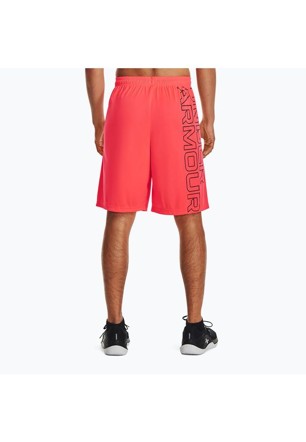 Spodenki fitness męskie Under Armour Tech WM. Kolor: czerwony. Długość: krótkie. Sport: fitness