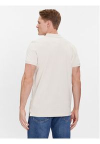 Tommy Jeans Polo DM0DM18312 Beżowy Slim Fit. Typ kołnierza: polo. Kolor: beżowy. Materiał: bawełna