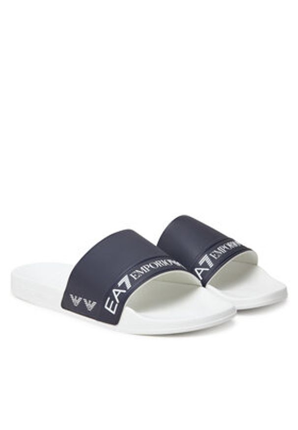EA7 Emporio Armani Klapki 7X000110 AF15128 M0114 Granatowy. Kolor: niebieski