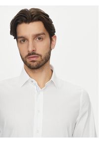 Michael Kors Koszula MK0DS01501 Biały Slim Fit. Kolor: biały. Materiał: bawełna #5