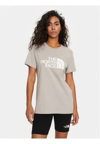 The North Face T-Shirt Easy NF0A87N9 Beżowy Relaxed Fit. Kolor: beżowy. Materiał: bawełna #1