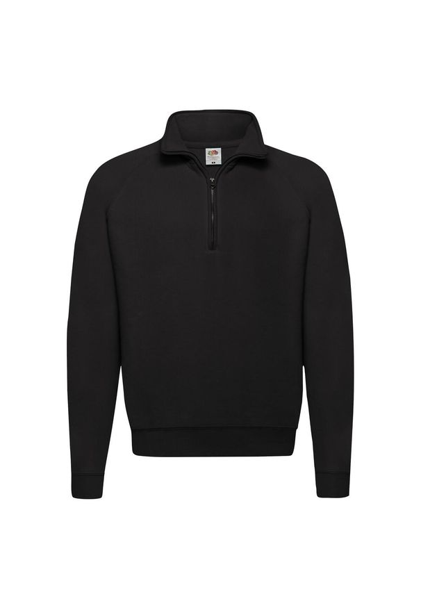 FRUIT OF THE LOOM - Klasyczna Bluza Rozpinana Dla Dorosłych Unisex. Kolor: czarny