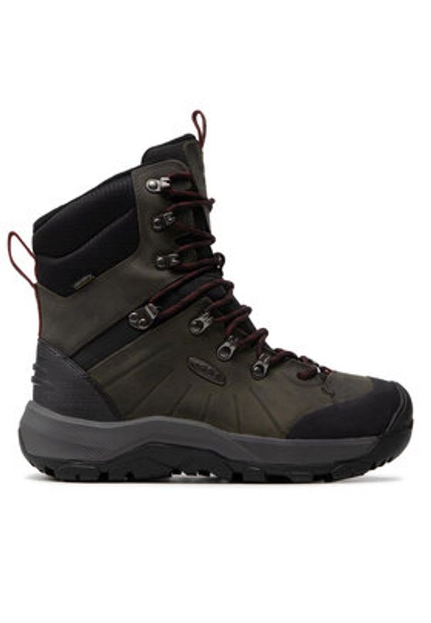 keen - Keen Trekkingi Revel IV High Polar 1023621 Zielony. Kolor: zielony. Materiał: nubuk, polar, skóra. Sport: turystyka piesza