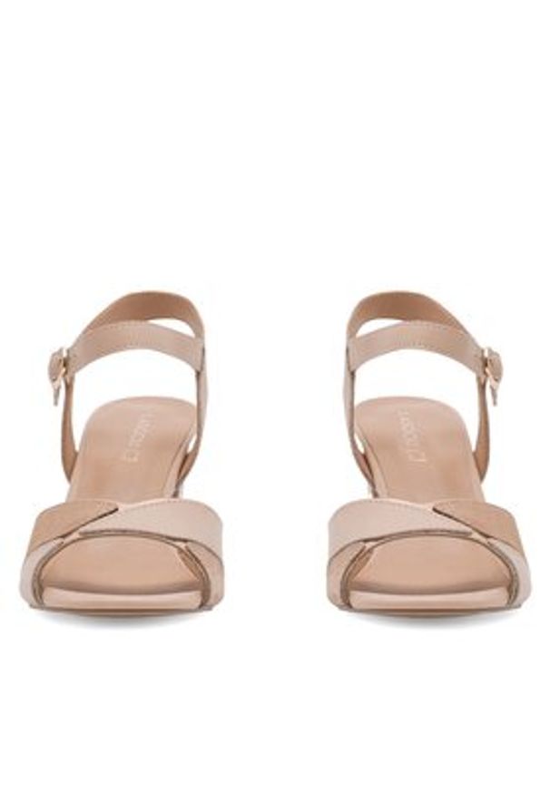 Lasocki Sandały WYL3119-3Z Beżowy. Kolor: beżowy. Materiał: skóra