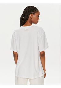 EA7 Emporio Armani T-Shirt 3DTT03 TJ02Z 0101 Biały Regular Fit. Kolor: biały. Materiał: bawełna #4