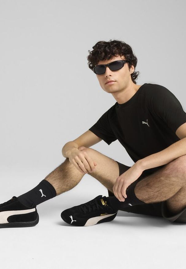 Puma - Męska koszulka EVOSTRIPE PUMA Black. Kolor: czarny. Długość rękawa: raglanowy rękaw