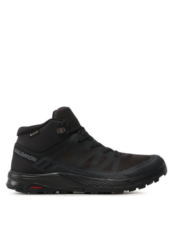 salomon - Salomon Trekkingi Outrise Mid Gtx L47143500 Czarny. Kolor: czarny. Materiał: materiał. Sport: turystyka piesza