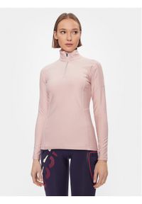 Rossignol Bluza techniczna Classique 1/2 Zip RLLWL11 Różowy Slim Fit. Kolor: różowy. Materiał: syntetyk