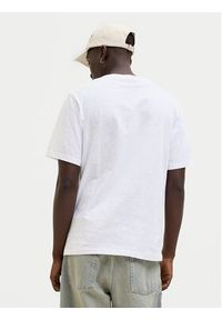 Jack & Jones T-Shirt Split 12272995 Biały Regular Fit. Kolor: biały. Materiał: bawełna #5