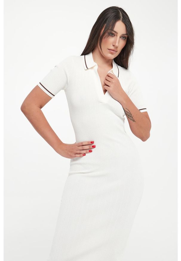 Armani Exchange - Sukienka midi ARMANI EXCHANGE. Długość: midi