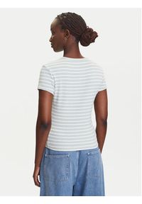 Tommy Jeans T-Shirt Essential DW0DW17383 Zielony Slim Fit. Kolor: zielony. Materiał: bawełna