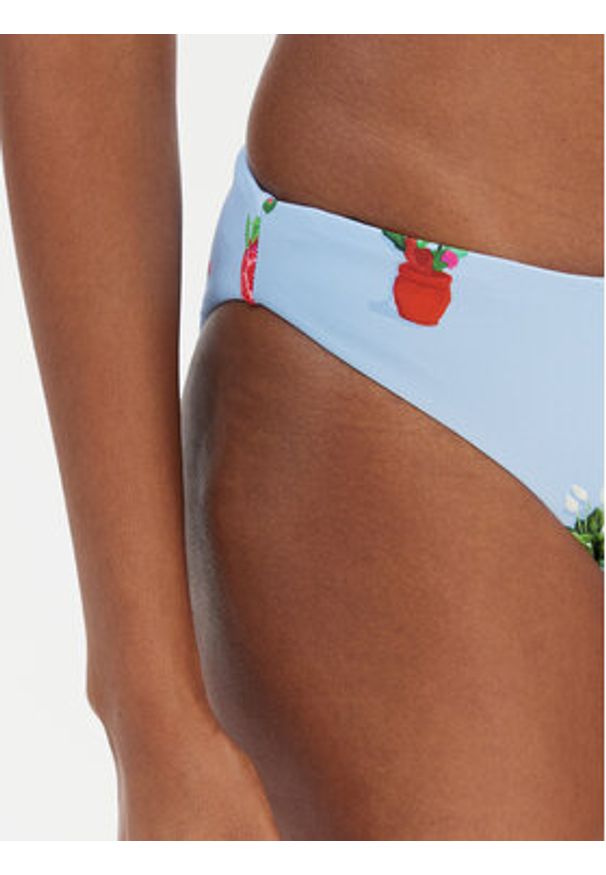 Seafolly Dół od bikini Playa Bonita 40473-287 Błękitny. Kolor: niebieski. Materiał: syntetyk