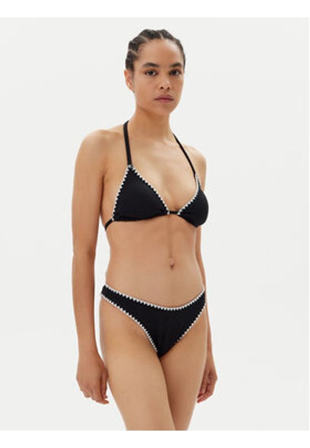 Hunkemöller Dół od bikini Kenya 301881 Czarny. Kolor: czarny. Materiał: syntetyk