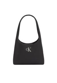 Calvin Klein Jeans Torebka Minimal Monogram A Shoulderbag T K60K611820 Czarny. Kolor: czarny