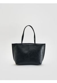 Reserved - Torebka shopper - czarny. Kolor: czarny. Materiał: skórzane #1