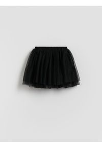 Reserved - Tiulowa spódniczka - czarny. Kolor: czarny. Materiał: tiul #1