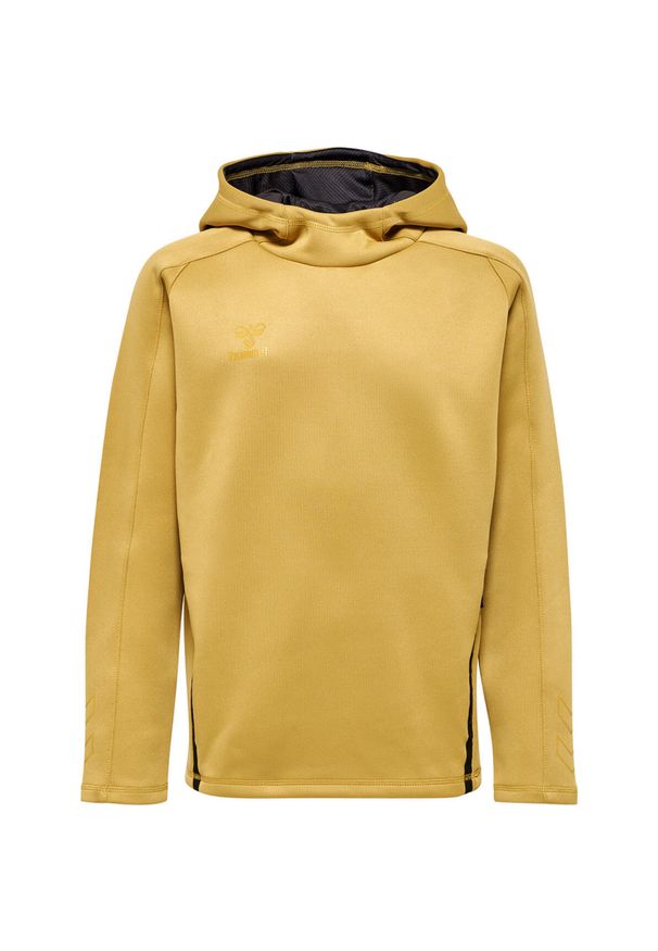 Bluza z kapturem dla dzieci Hummel Cima Xk. Typ kołnierza: kaptur. Kolor: beżowy. Wzór: nadruk. Sport: joga i pilates