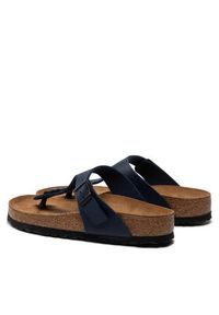 Birkenstock Japonki Gizeh 0143621 Granatowy. Kolor: niebieski. Materiał: skóra #4