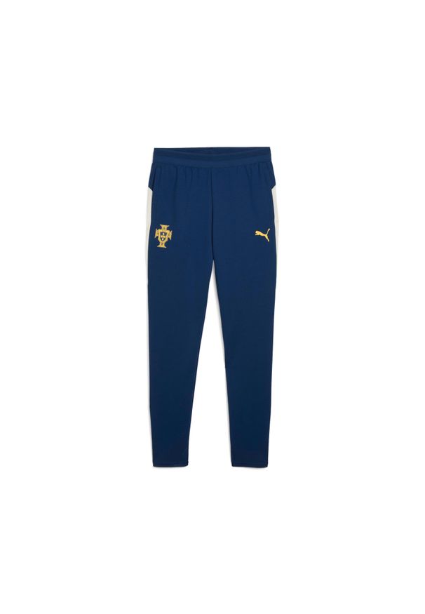 Puma - Spodnie treningowe dla dzieci Portugal 2025. Kolor: niebieski. Sport: piłka nożna