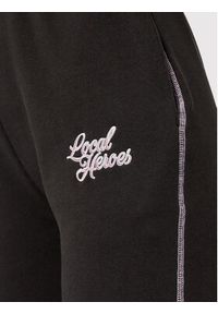 Local Heroes Spodnie dresowe Booyah AW21P0022 Czarny Regular Fit. Kolor: czarny. Materiał: bawełna, dresówka