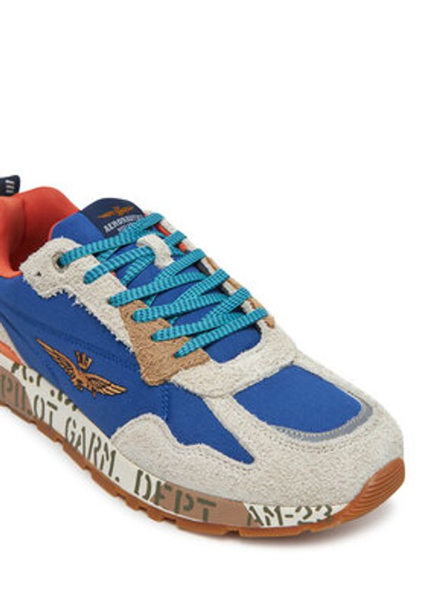 Sneakersy Aeronautica Militare w kolorowe wzory