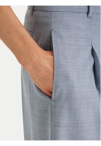 BOSS Spodnie materiałowe Tiana 4 50554965 Granatowy Regular Fit. Kolor: niebieski. Materiał: wełna #4