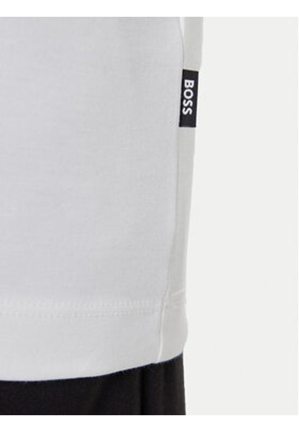 BOSS T-Shirt H-Thompson 656 50551902 Biały Regular Fit. Kolor: biały. Materiał: bawełna