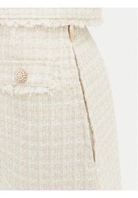 Guess Spódnica mini W5RD63 WGW82 Beżowy Regular Fit. Kolor: beżowy. Materiał: syntetyk #4