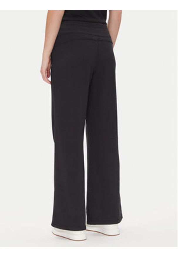 DKNY Sport Spodnie dresowe DP5P3601 Czarny Regular Fit. Kolor: czarny. Materiał: syntetyk, bawełna