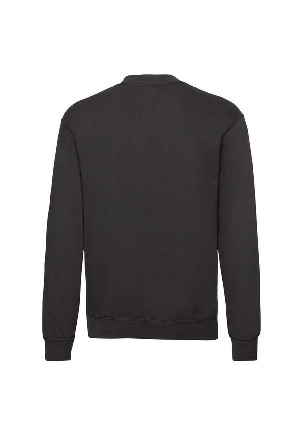 FRUIT OF THE LOOM - Klasyczna Bluza Rozpinana Unisex Dla Dorosłych. Kolor: czarny