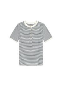 Wrangler - DAMSKA KOSZULKA WRANGLER FEMME KNIT HENLEY NAVY 112370742. Typ kołnierza: typu henley #4