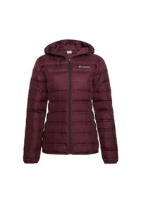 columbia - Kurtka puchowa damska Columbia Lake 22 II Down Hooded. Kolor: czerwony. Materiał: puch. Sport: turystyka piesza #1