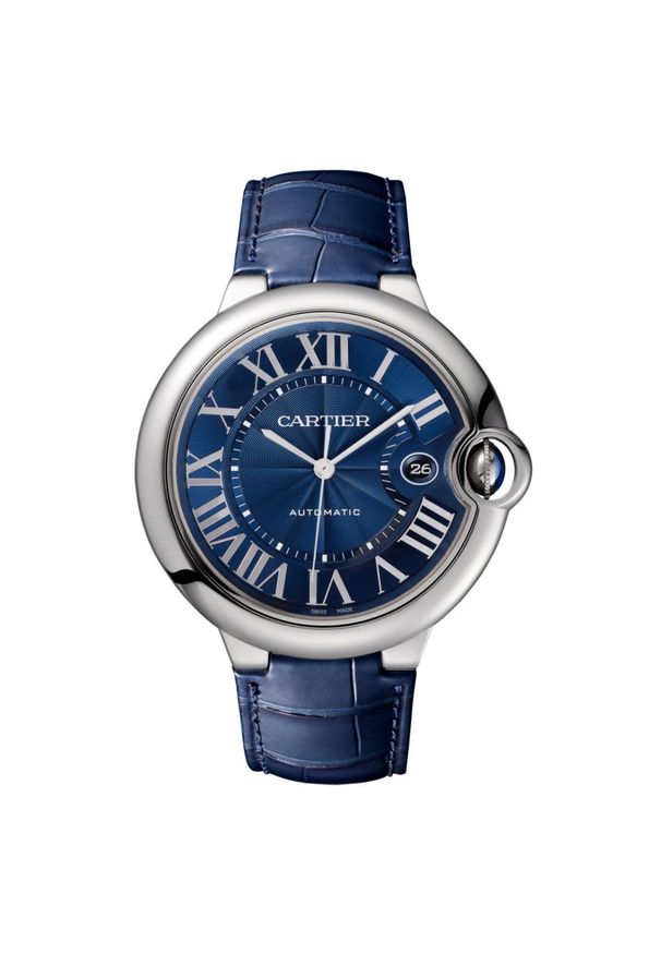 Cartier - CARTIER ZEGAREK Ballon Bleu WSBB0027. Materiał: syntetyk, skóra